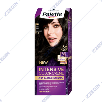 Schwarzkopf Palette Intensive Color Creme N1 1-0 Black crna farba za kosa