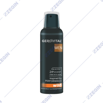 Gerovital Men Wild Deodorant Antiperspirant antiperspirant dezodorans za mazi