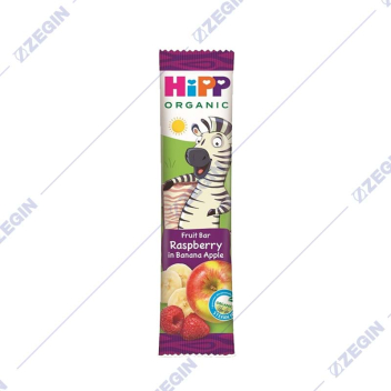 HIPP AL31362-03 Fruit Bar Raspberry in Banana Apple ovosen bar za deca so malina banana i jabolko