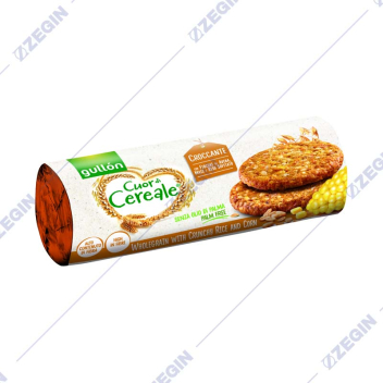 GULLON Cuor di Cereale Croccante Biscuits Wholegrain With Crunchy Rice and Corn integralni kolacinja so krckav oriz i pcenka